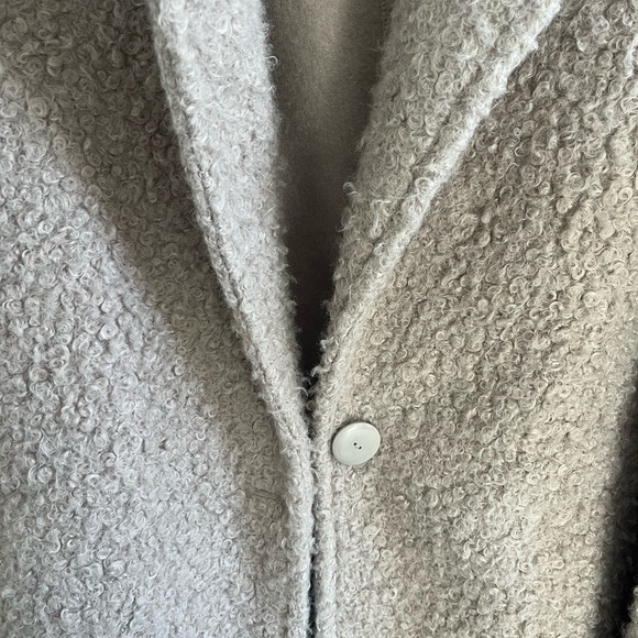 Women's Cream Teddy Coat - Picture 3 of 3